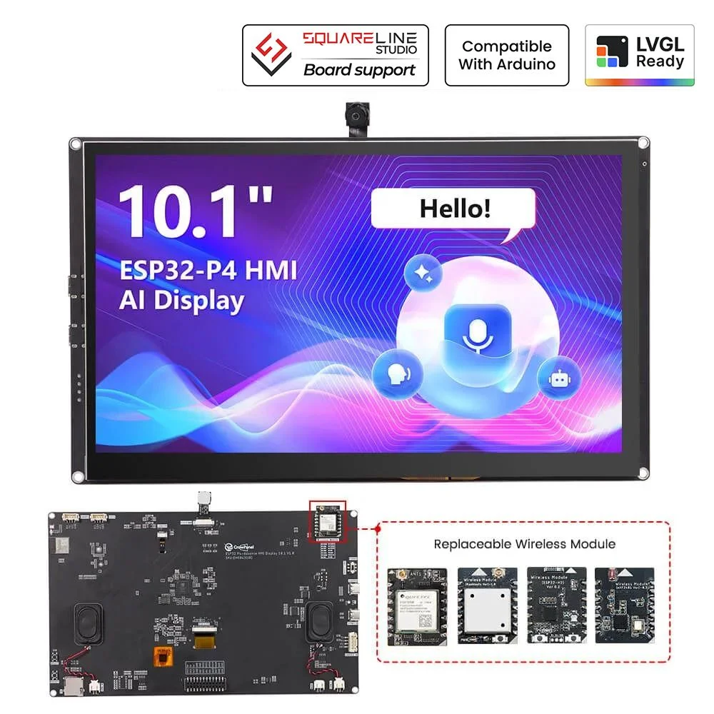 Esp32 P4 - Elecrow CrowPanel Advanced หน้าจอ HMI AI