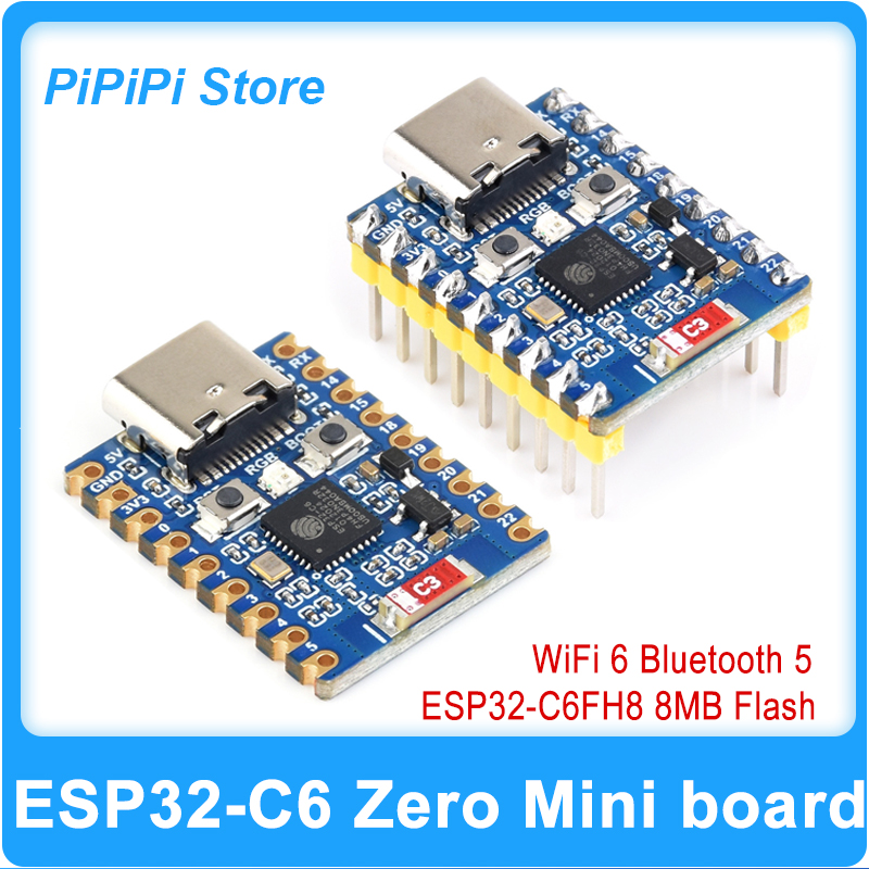 Espressif Esp32 - บอร์ดพัฒนา ESP32-C6 Zero Super Mini บนพื้นฐาน