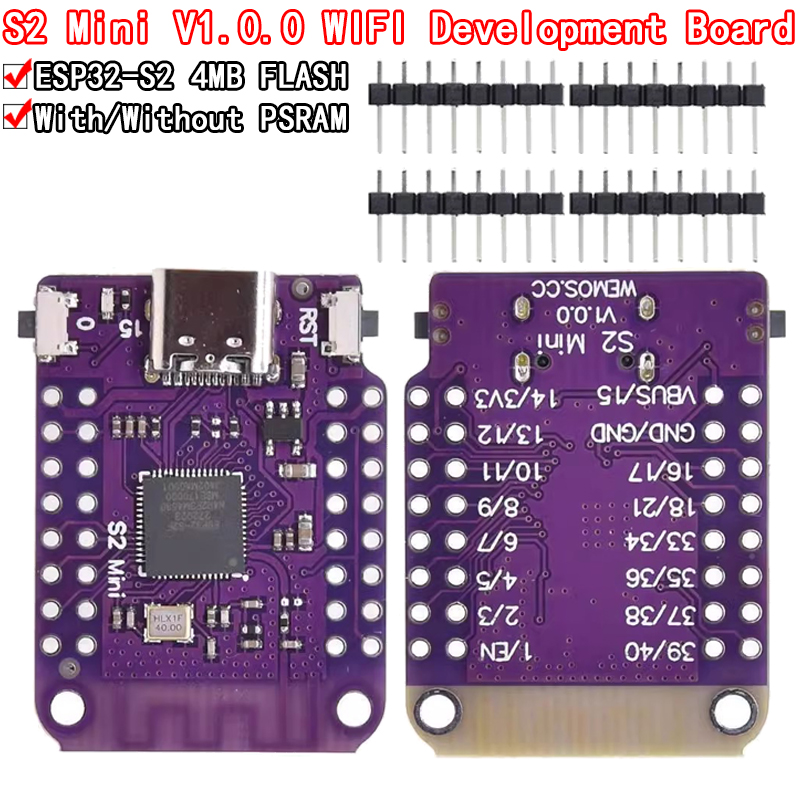ESP32 S2 Mini V1.0.0 - LOLIN W - Esp32 S2 บทวิจารณ์และราคา