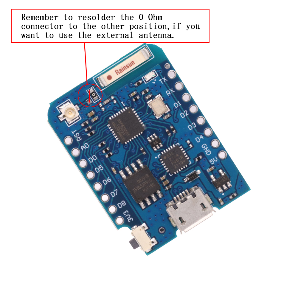 Wemos D1มินิโปร V3.0 NodeMcu 4 - Esp8266 Nodemcu บทวิจารณ์และราคา