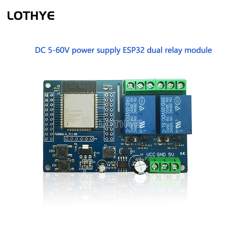 โมดูลรีเลย์ ESP32 แบบสองช่องสั - Espressif Esp32 บทวิจารณ์และราคา