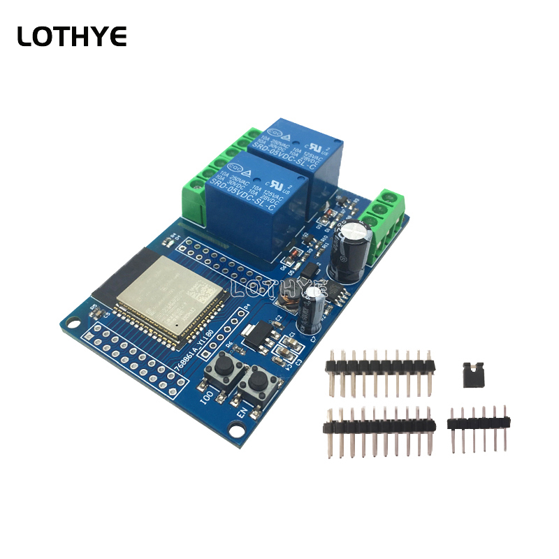 โมดูลรีเลย์ ESP32 แบบสองช่องสั - Espressif Esp32 บทวิจารณ์และราคา