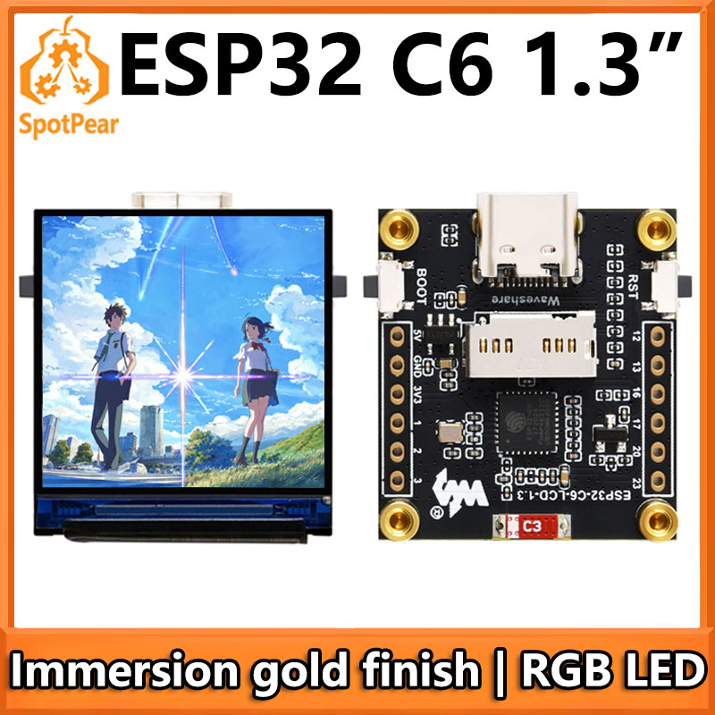 บอร์ดพัฒนา ESP32-C6 พร้อมจอ LC - Espressif Esp32 บทวิจารณ์และราคา