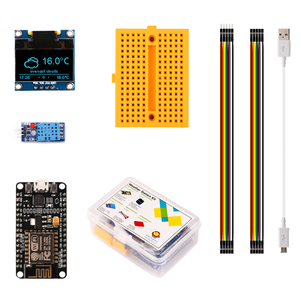 ESP8266 Weather Station DIY ชุ - Esp8266 บทวิจารณ์และราคา
