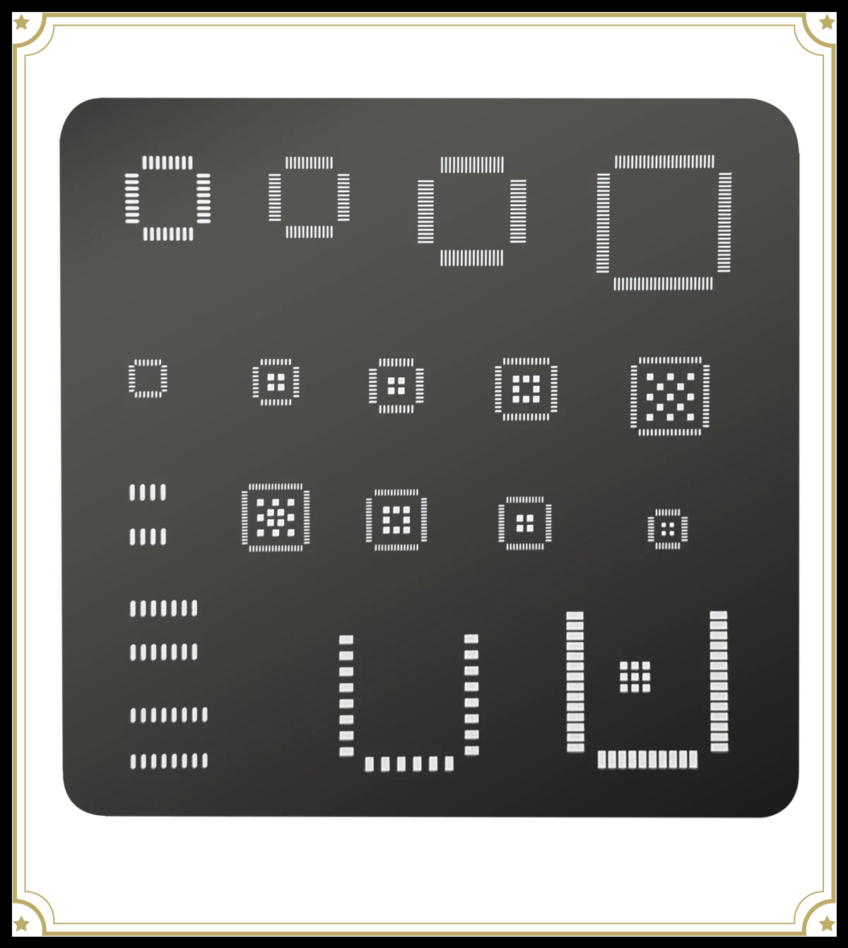 แผ่นสเตนซิล IC แบบสากล QFP QFN - Esp32 บทวิจารณ์และราคา