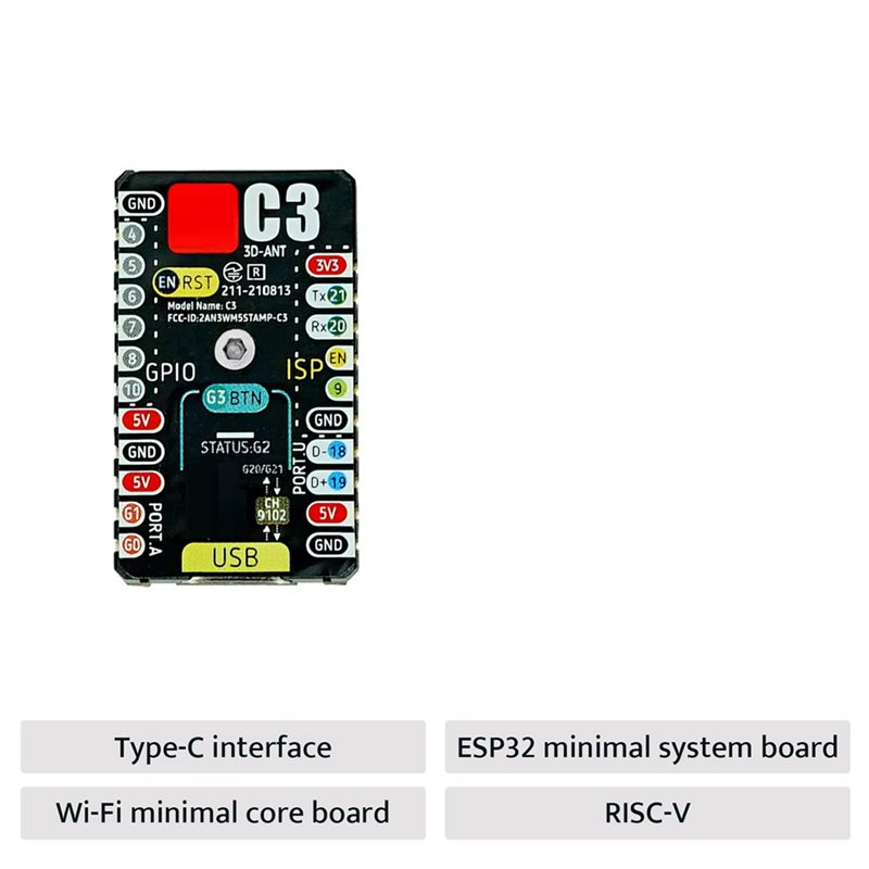 A99E-ESP32-C3 บอร์ดพัฒนา M5sta - Esp32 C3 บทวิจารณ์และราคา