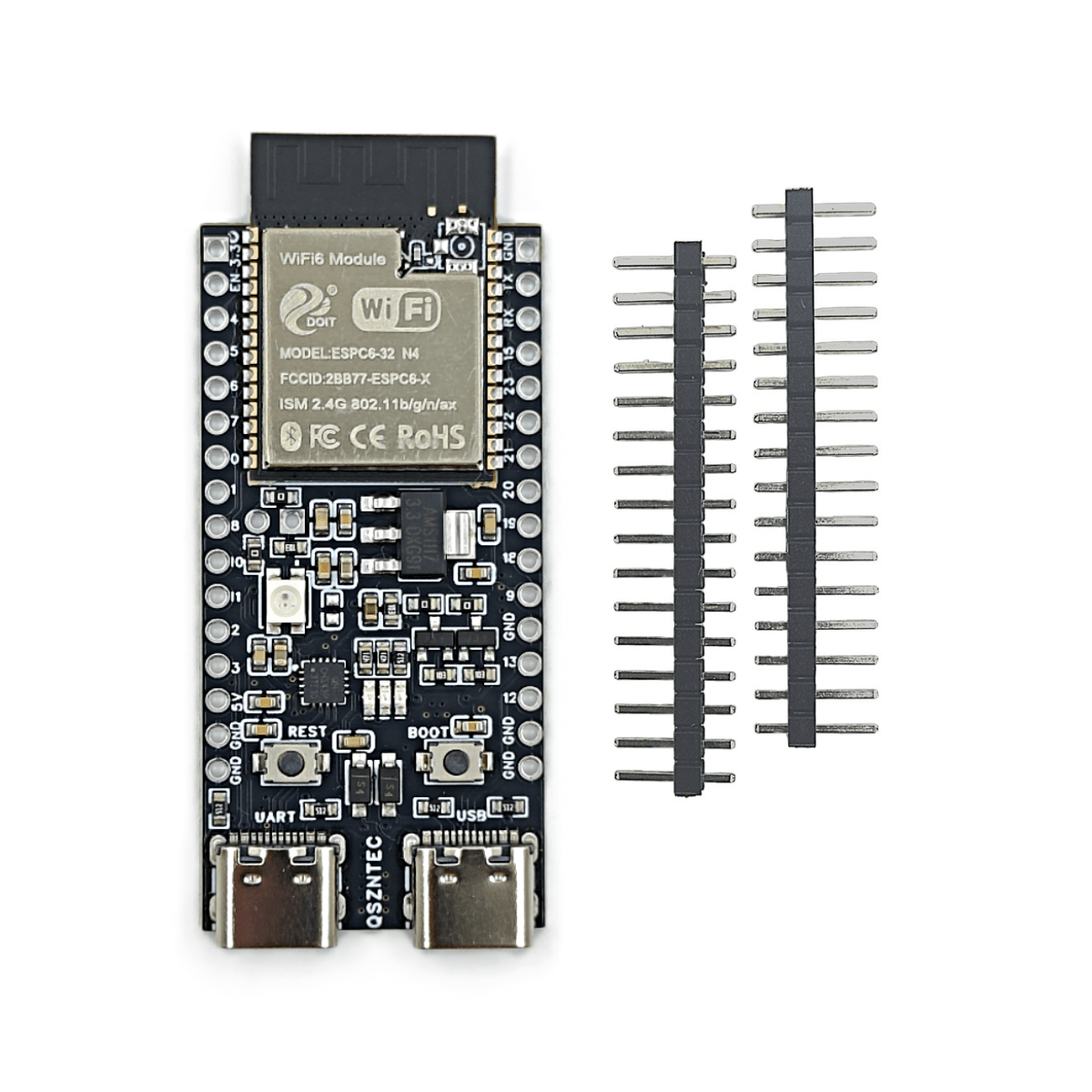 บอร์ด ESP32-C6-DevKitC-1 ชิปปร - Esp32 S2 บทวิจารณ์และราคา