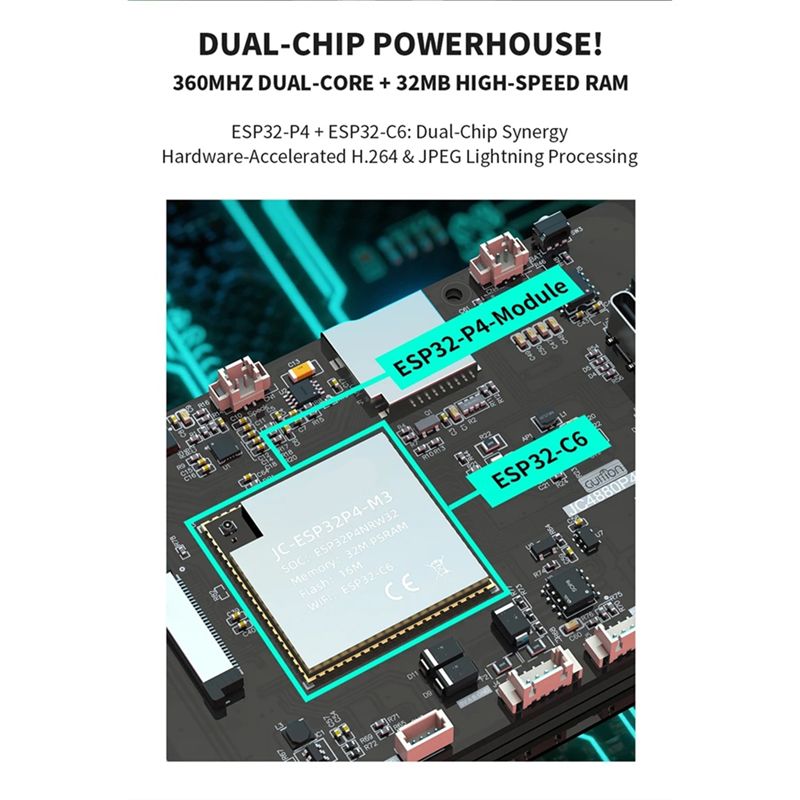 B68C ESP32 P4 บอร์ดพัฒนาจอแสดง - Esp32 C6 บทวิจารณ์และราคา