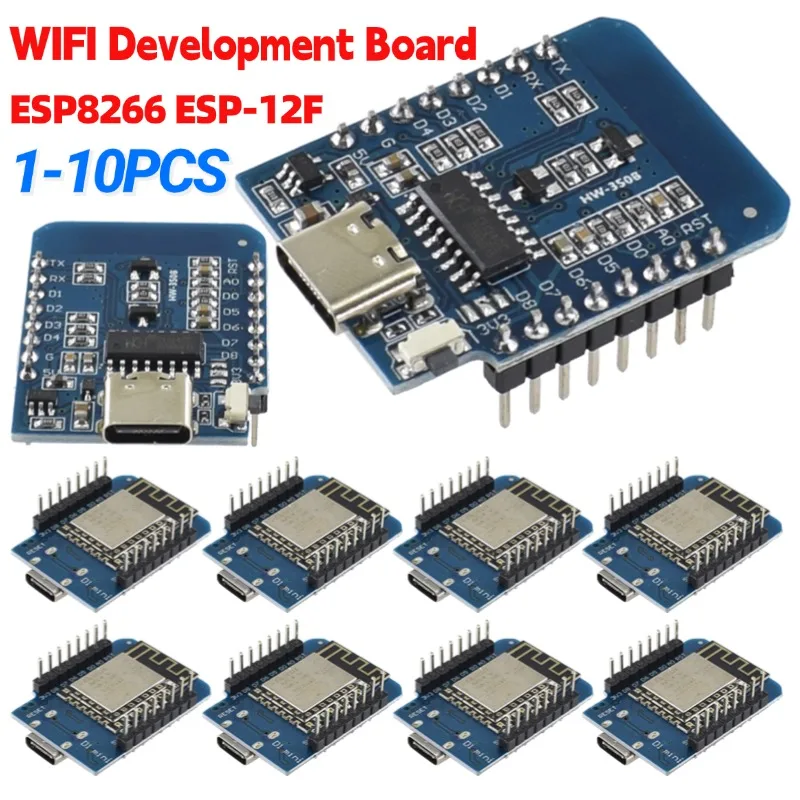 1-10PCS ESP8266 ESP-12F D1 มิน - Esp8266 บทวิจารณ์และราคา